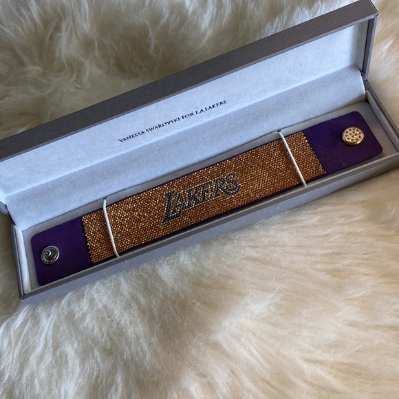 Swarovski Lakers Crystal Bracelet - Picture 3 of 3